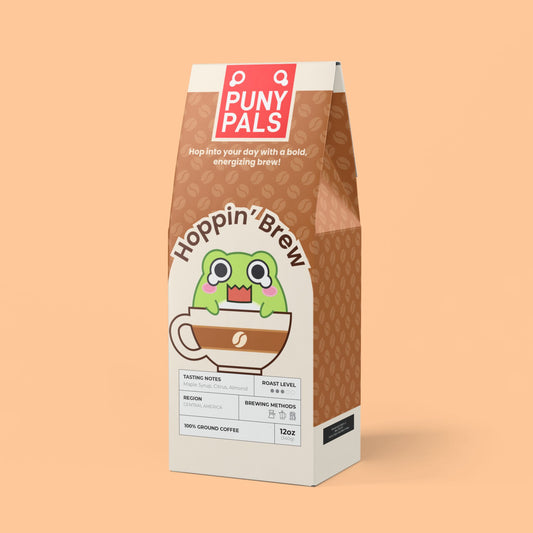 PunyPals Hoppin’ Brew Coffee Blend (Medium Roast)