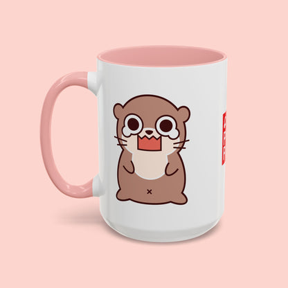 PunyPals Ozzy the Otter Ceramic Mug (11, 15oz)