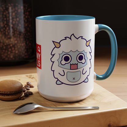 PunyPals Yuri the Yeti Ceramic Mug (11, 15oz)