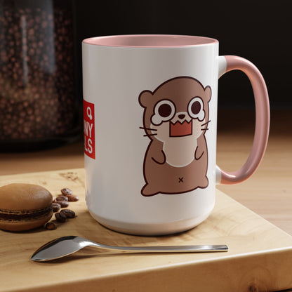 PunyPals Ozzy the Otter Ceramic Mug (11, 15oz)