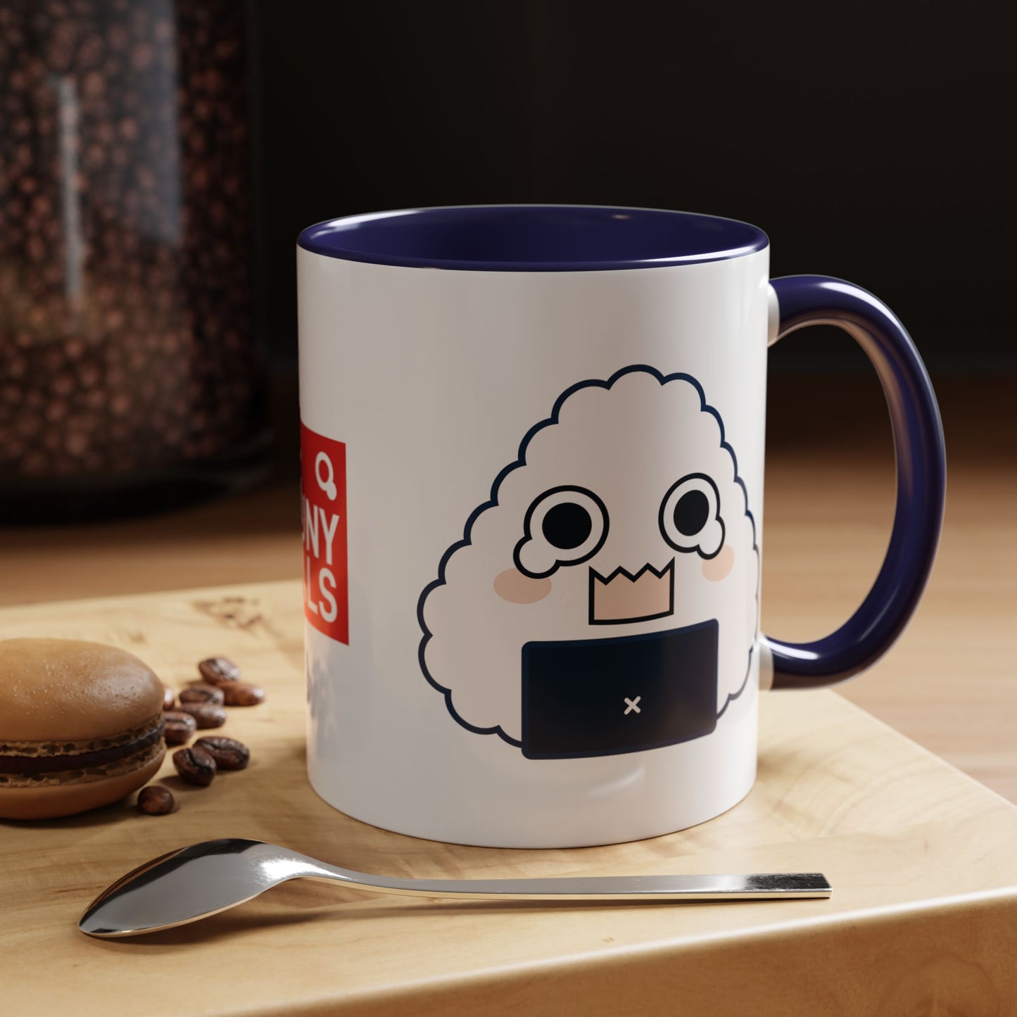 PunyPals Ollie the Onigiri Ceramic Mug (11, 15oz)