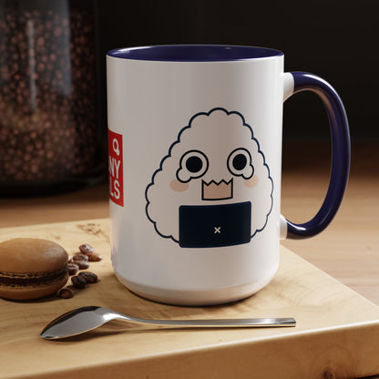 PunyPals Ollie the Onigiri Ceramic Mug (11, 15oz)